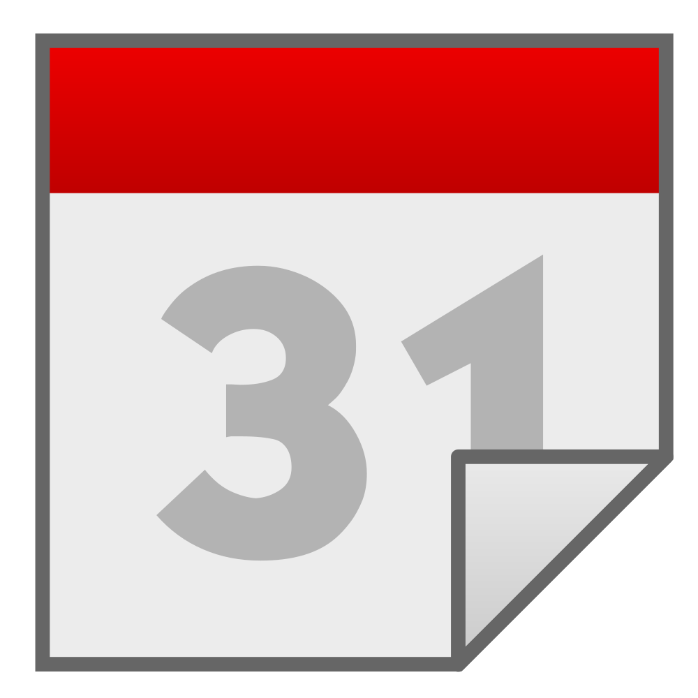OnlineLabels Clip Art - Calendar File Icon